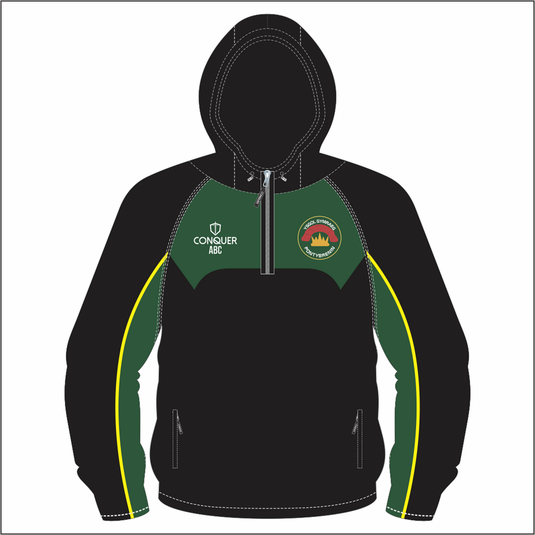 Ysgol Pontybrenin PRO Hooded Windbreaker