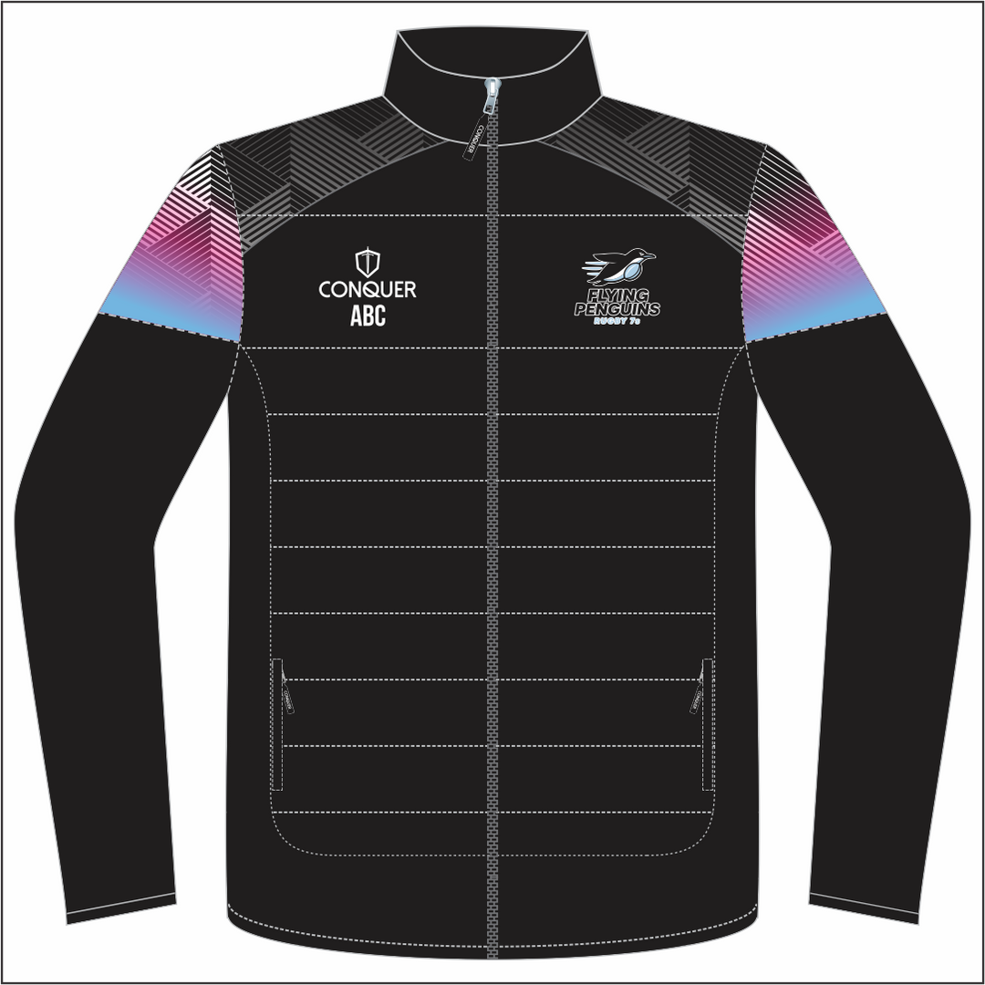 Flying Penguins Full Zip Hybrid Track Jacket