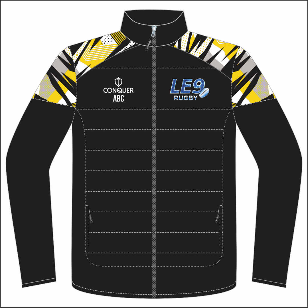 LE9 Rugby Full Zip Hybrid Track Jacket KIDS