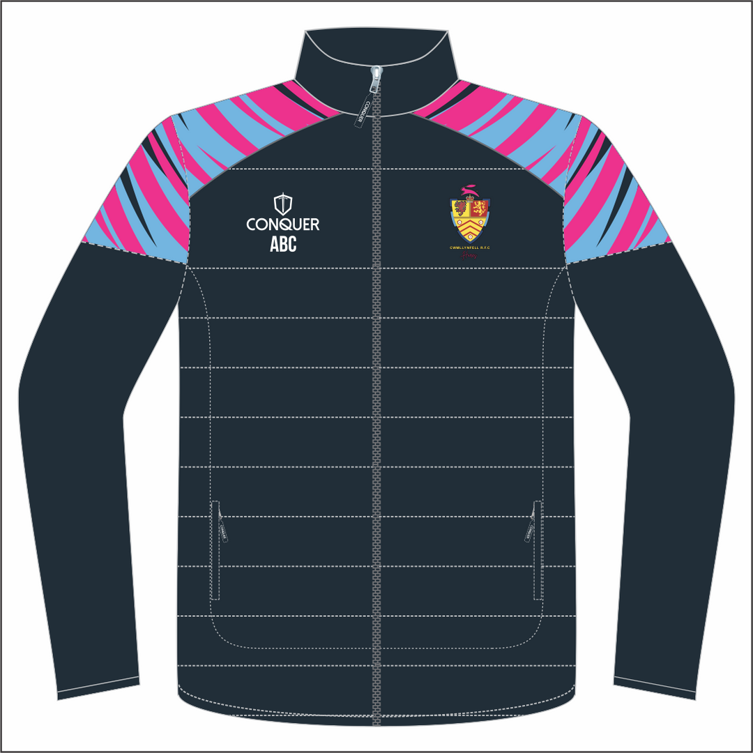Cwmllynfell RFC LADIES Full Zip Hybrid Track Jacket KIDS