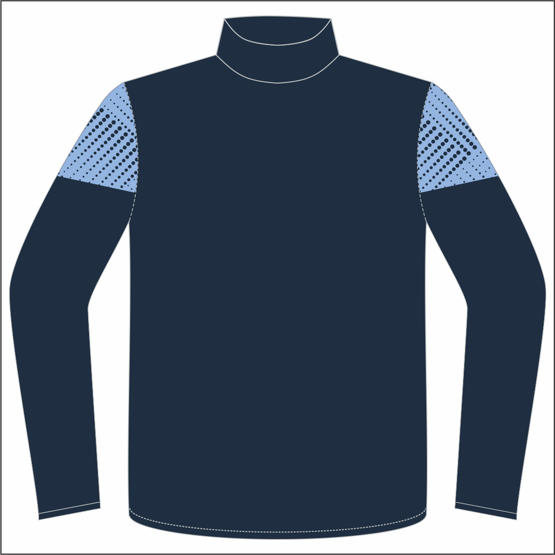 Clwb Criced Bronwydd Full Zip Hybrid Track Jacket