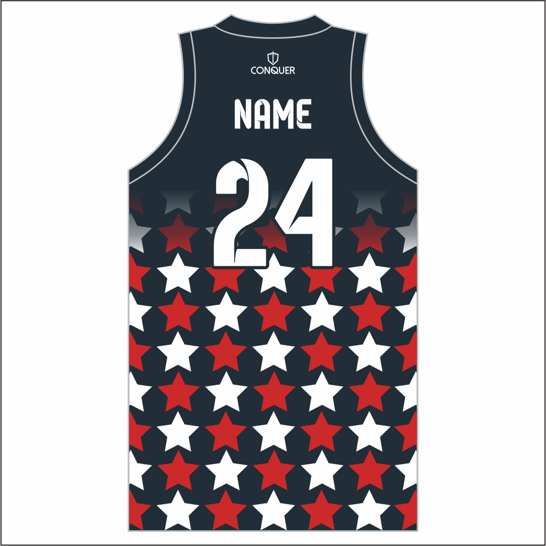 USA Mounted Games Kids Star Basketball Vest