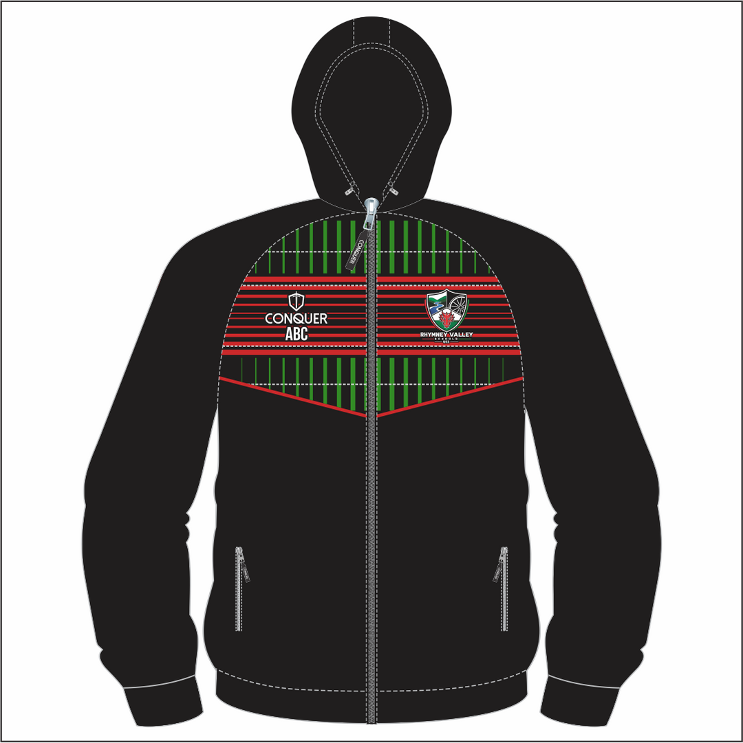 Rhymney Valley District Full Zip Hybrid Hoodie