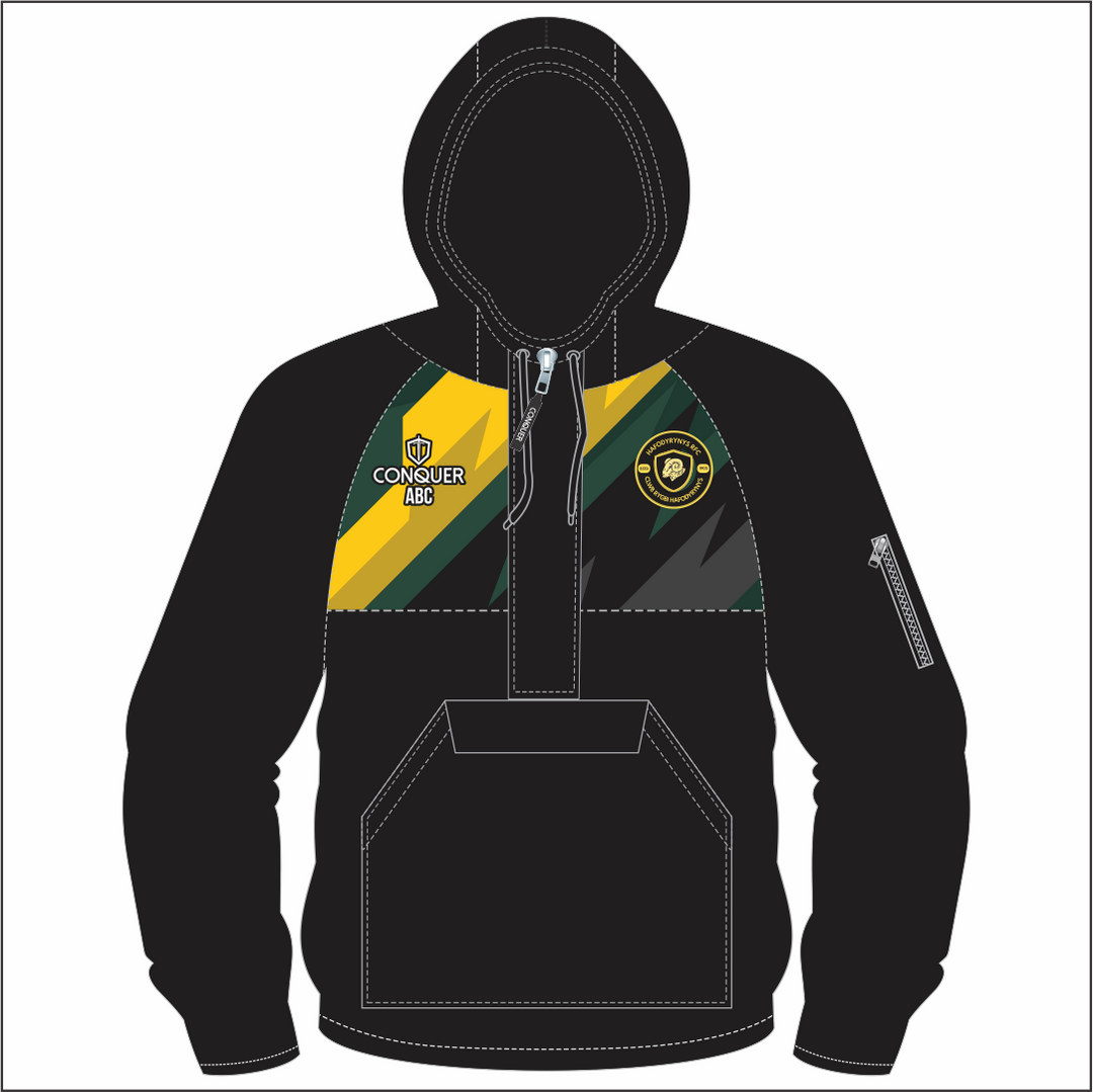 Hafodyrynys RFC 1/4 Zip Hooded Windbreaker