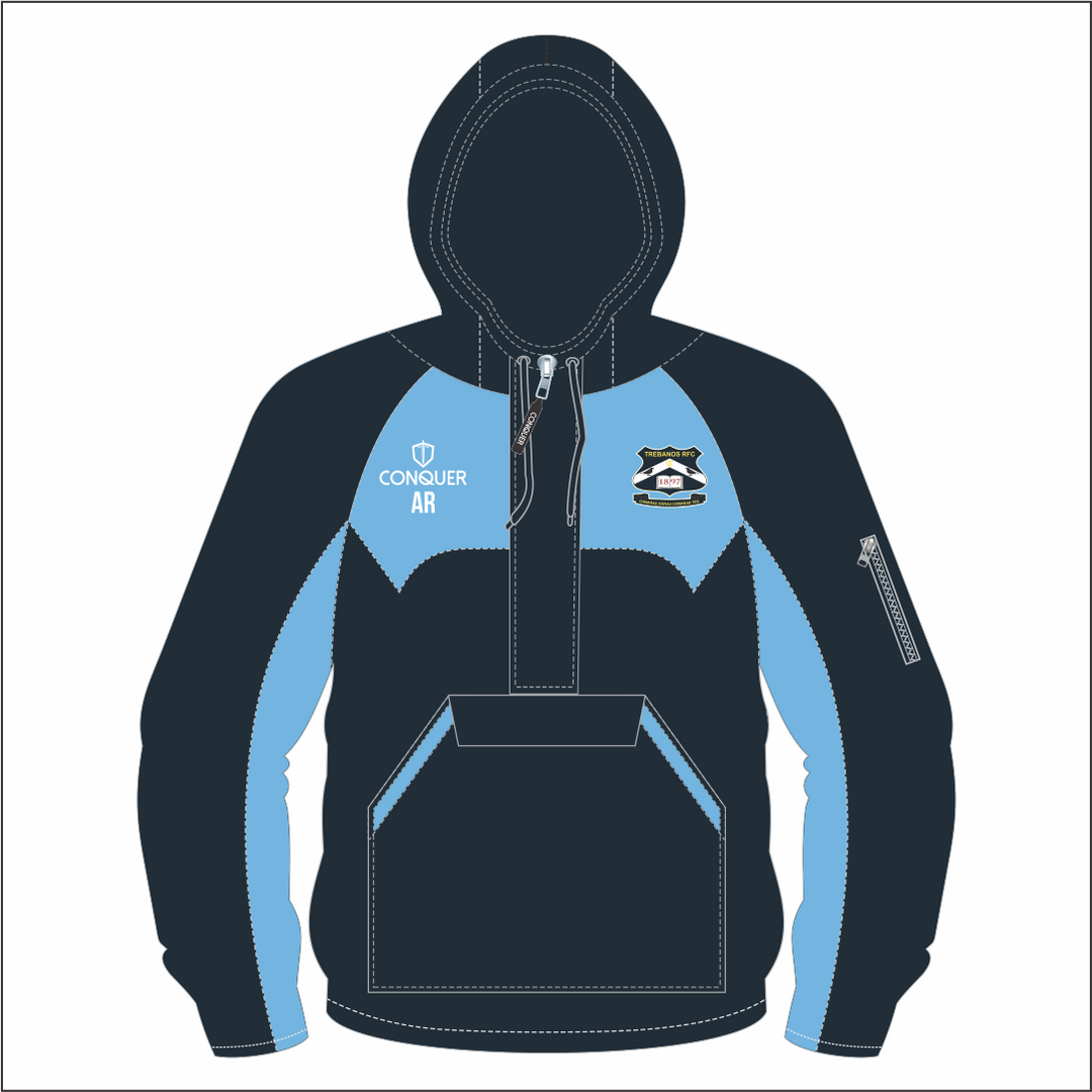 Trebanos RFC 1/4 Zip Hooded Windbreaker Kids