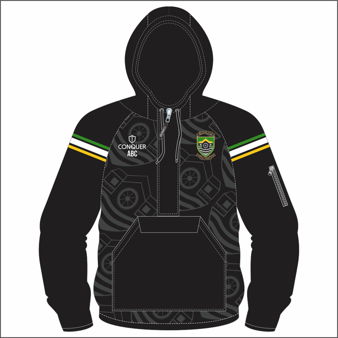Felinfoel RFC Sublimated 1/4 Zip Hooded Windbreaker KIDS