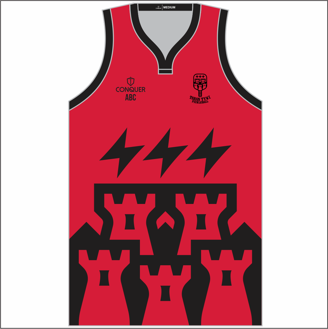 Taran Tywi Pickleball  Sublimated Basketball Style Vest (Sponsor)