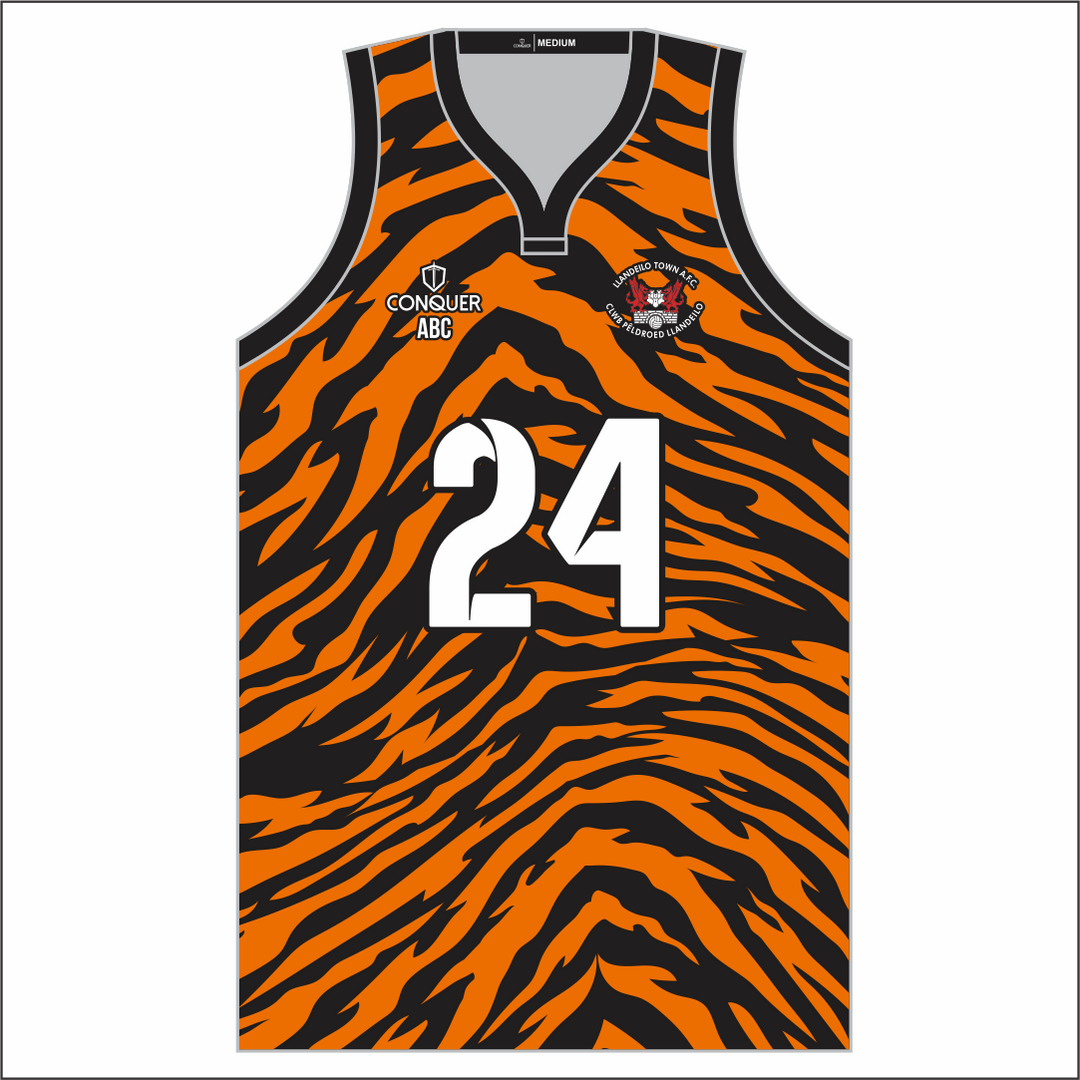 Llandeilo AFC Juniors Orange Basketball Vest