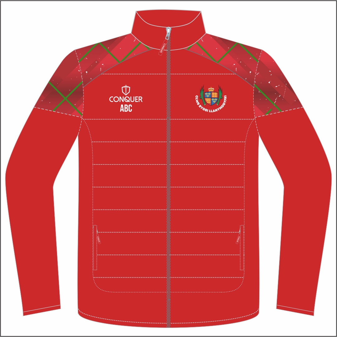 Llandovery RFC Full Zip Hybrid Track Jacket KIDS - 26/27