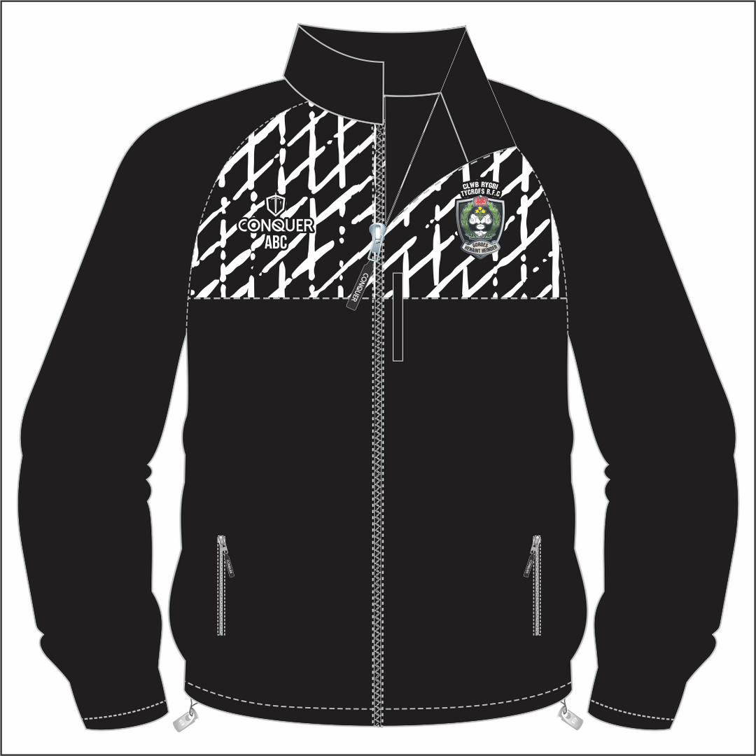 Tycroes RFC FZ Rain Jacket Kids