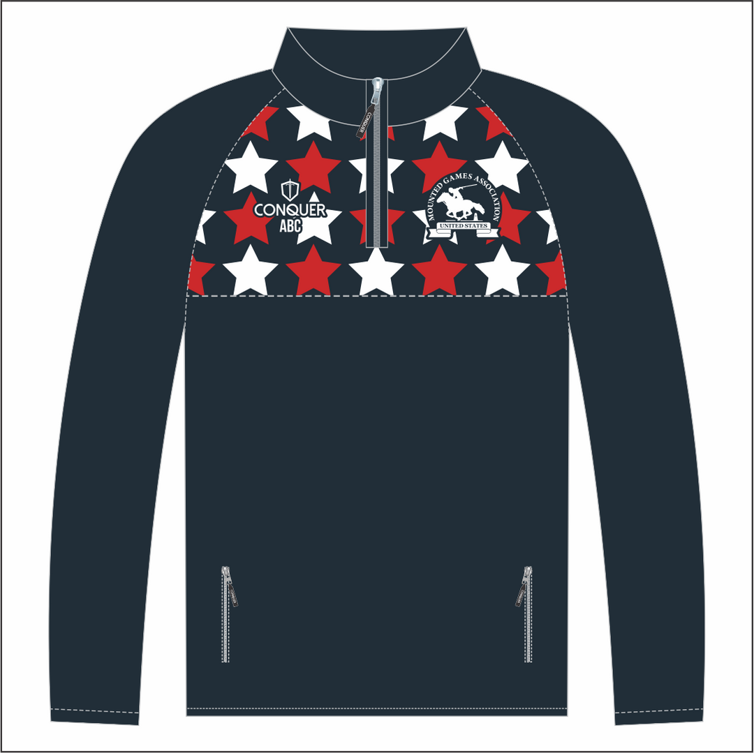 USA Mounted Games  1/4 Zip Midlayer