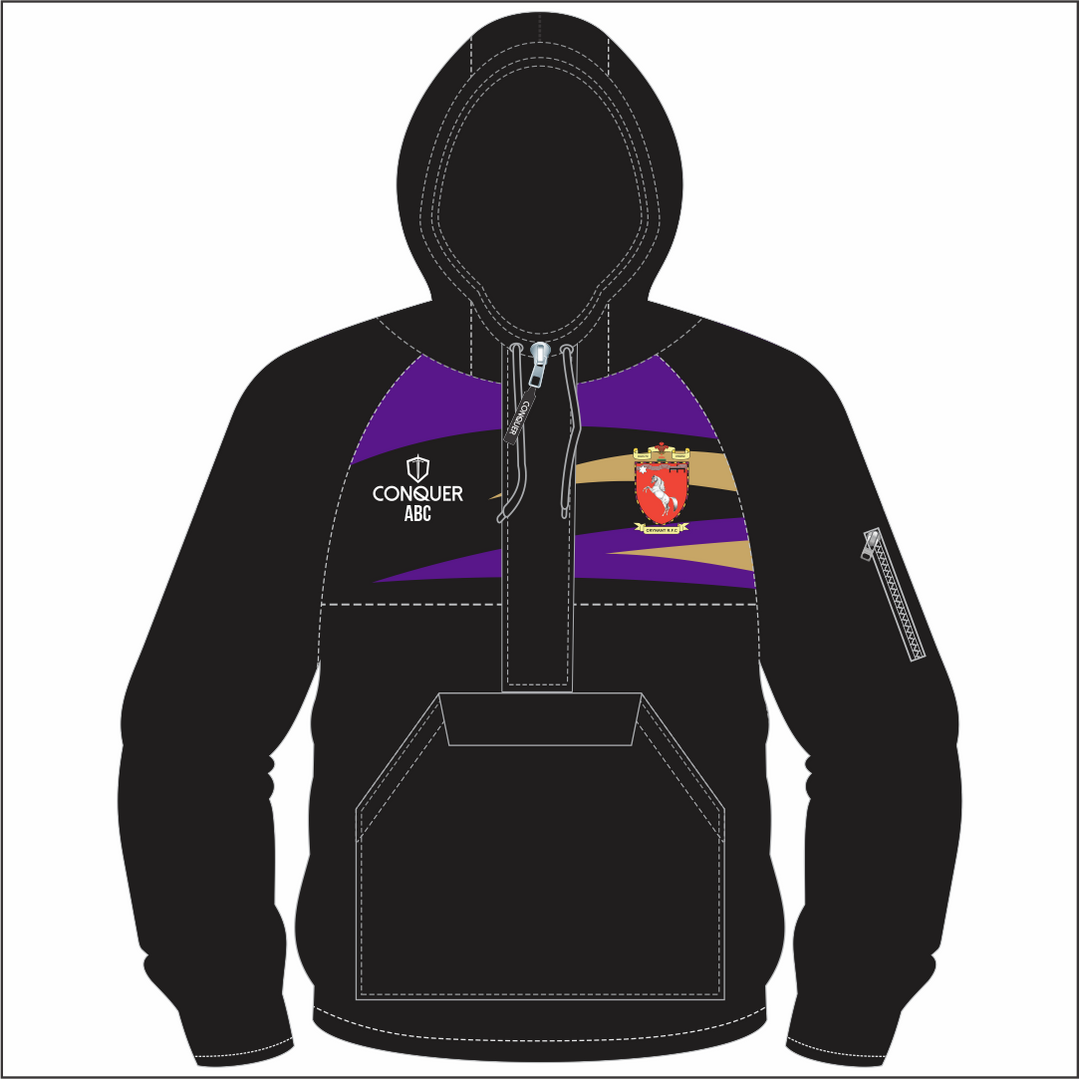 Crynant RFC 1/4 Zip Hooded Windbreaker