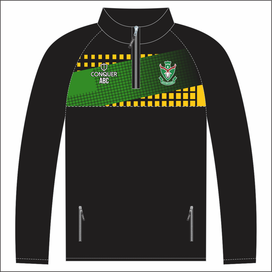 South Powys District 1/4 Zip Midlayer