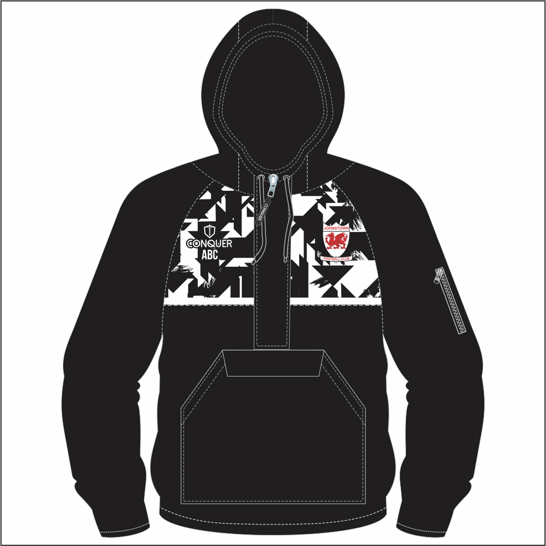 Johnstown AFC 1/4 Zip Hooded Windbreaker Kids