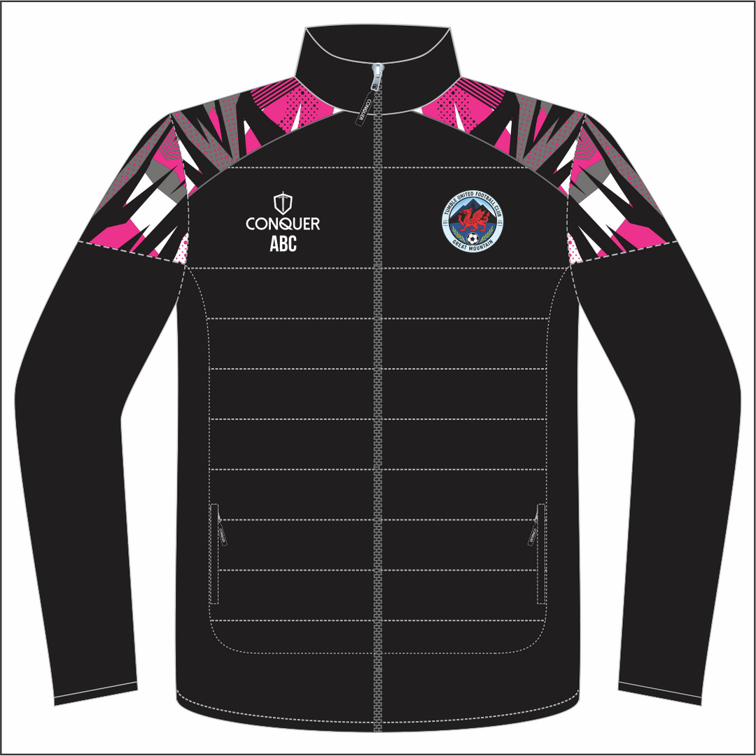 Tumble United Ladies Full Zip Hybrid Track Jacket
