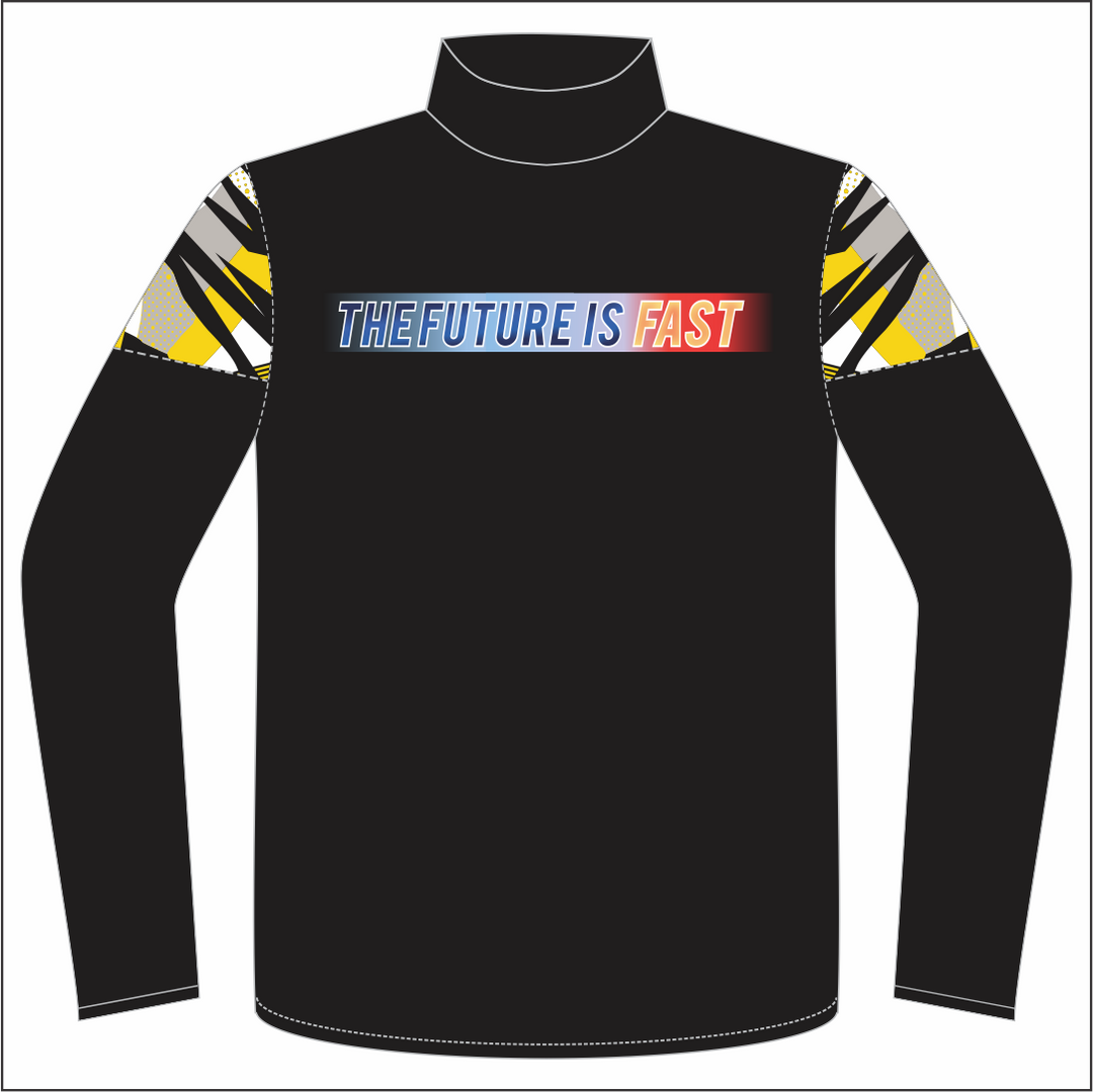 LE9 Rugby Full Zip Hybrid Track Jacket KIDS