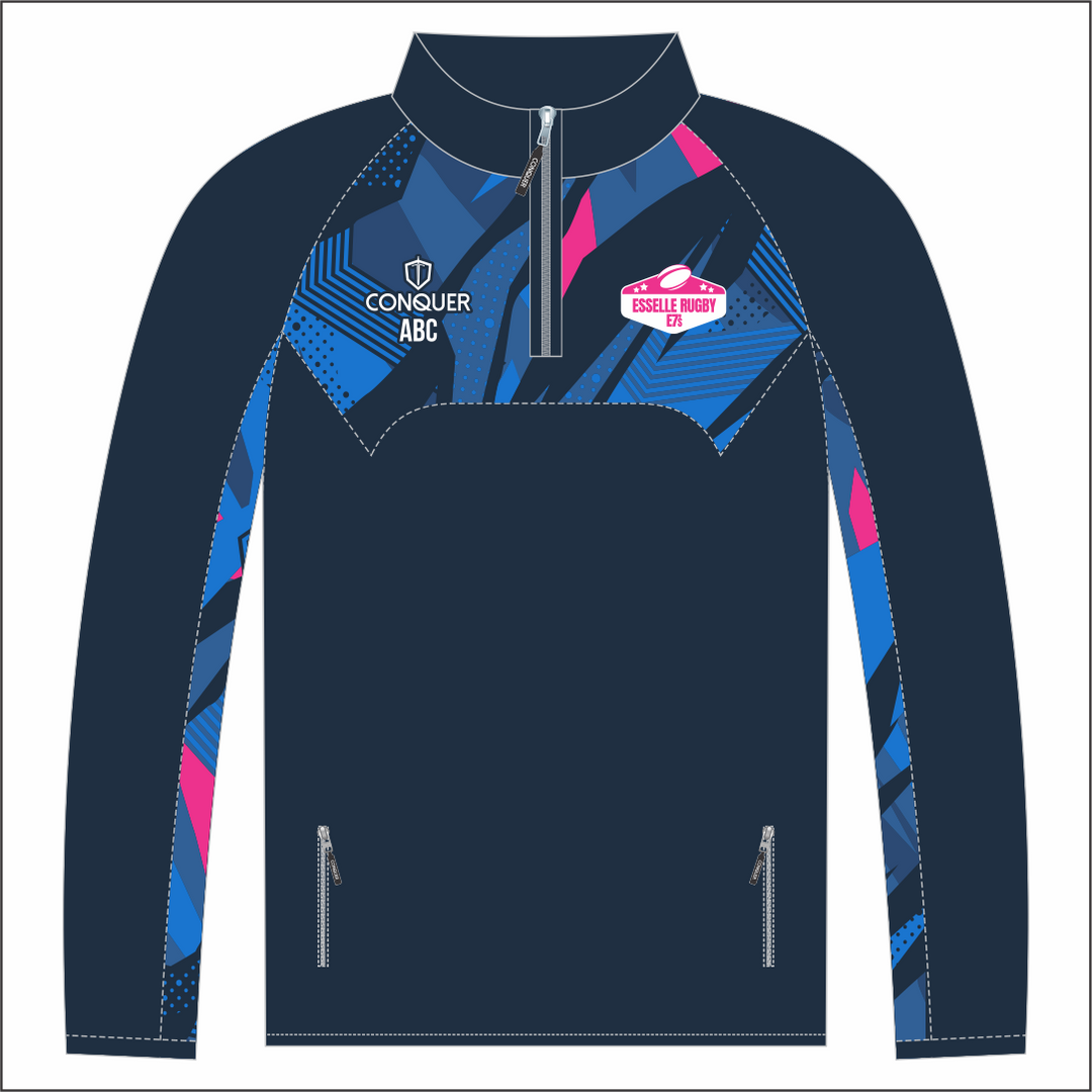 Esselle Rugby 7s WOMENS Team 1/4 Zip Midlayer KIDS