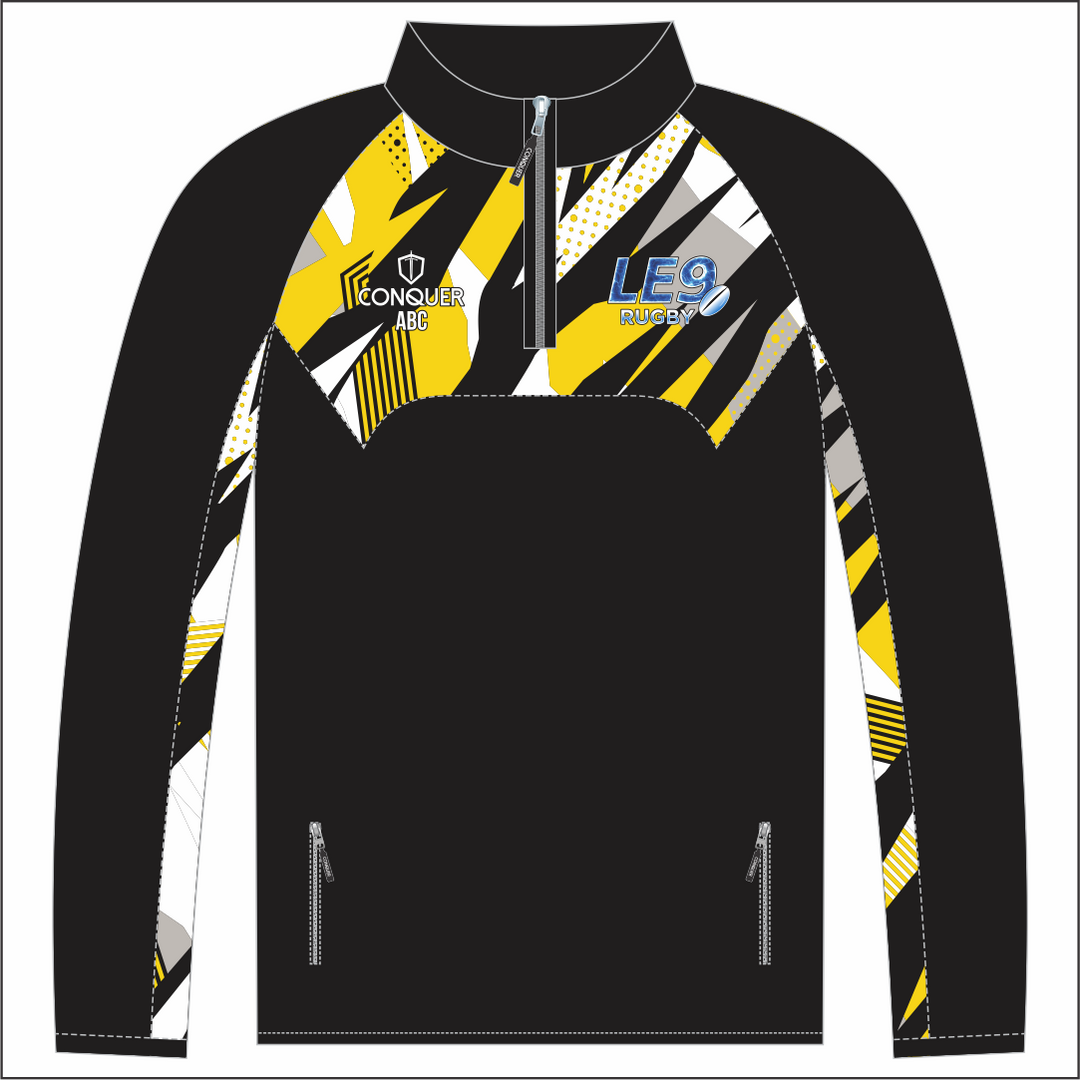 LE9 Rugby 1/4 Zip Midlayer KIDS