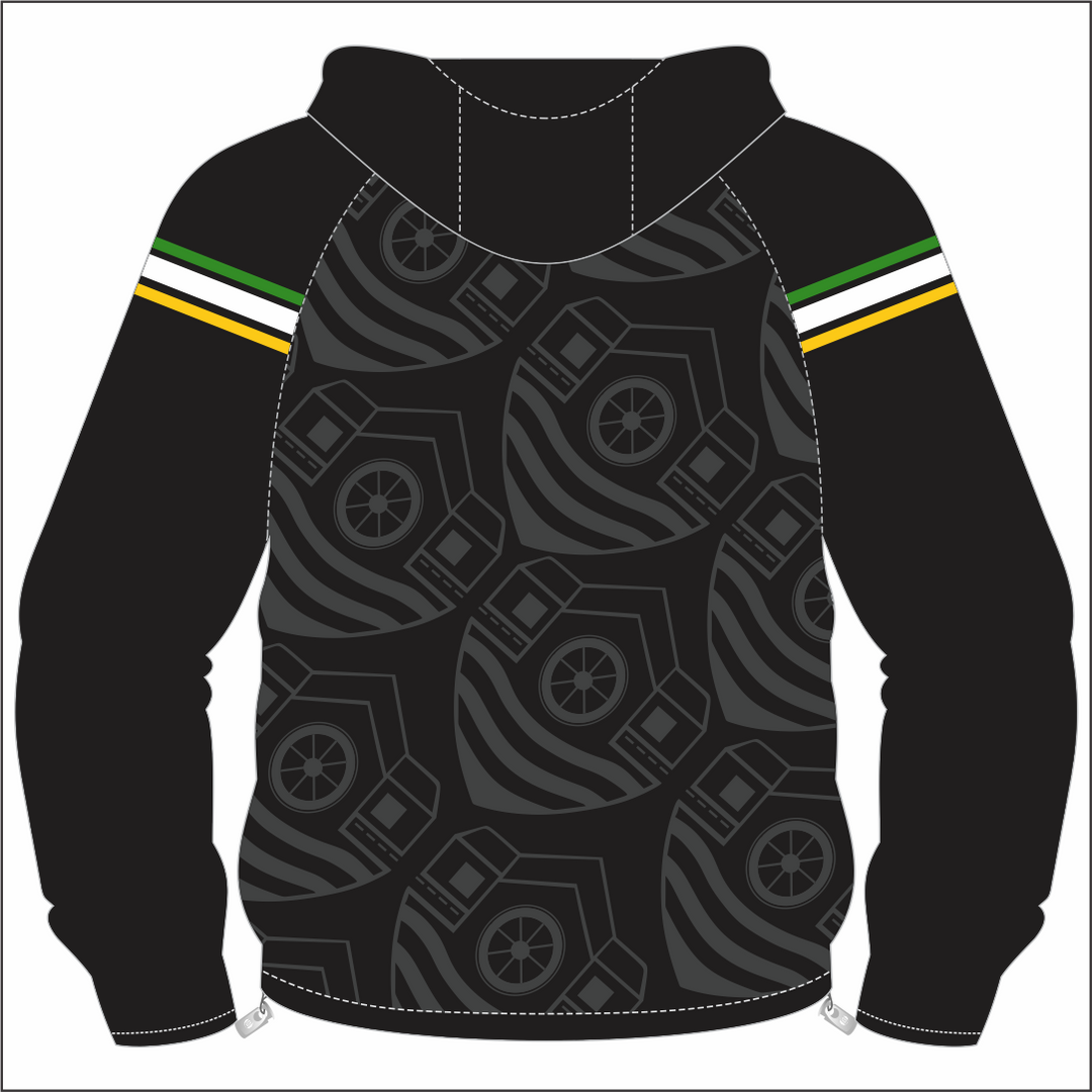 Felinfoel RFC Sublimated 1/4 Zip Hooded Windbreaker