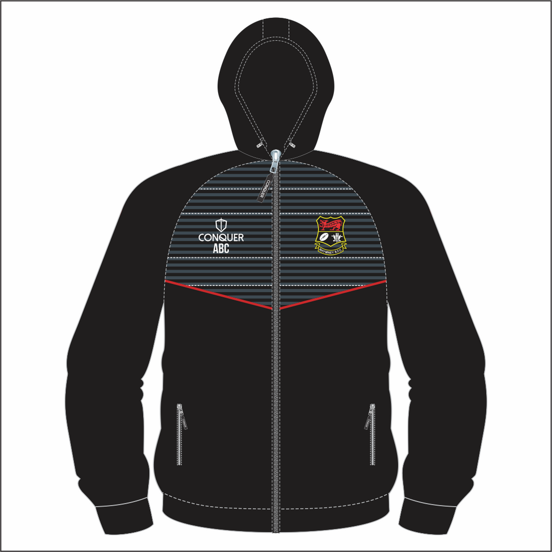Rhymney RFC Full Zip Hybrid Hoodie - 26/27