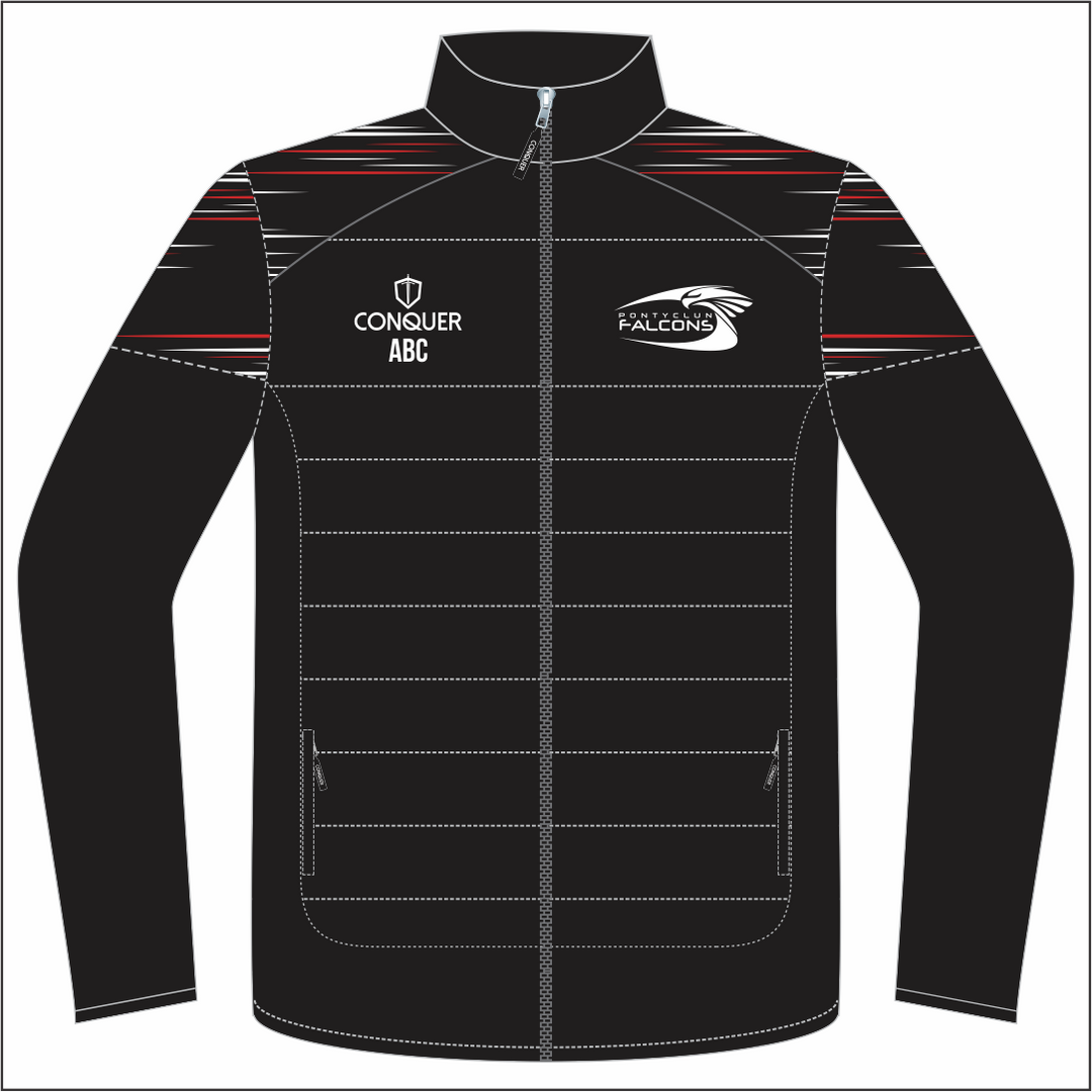 Pontyclun Falcons Full Zip Hybrid Track Jacket