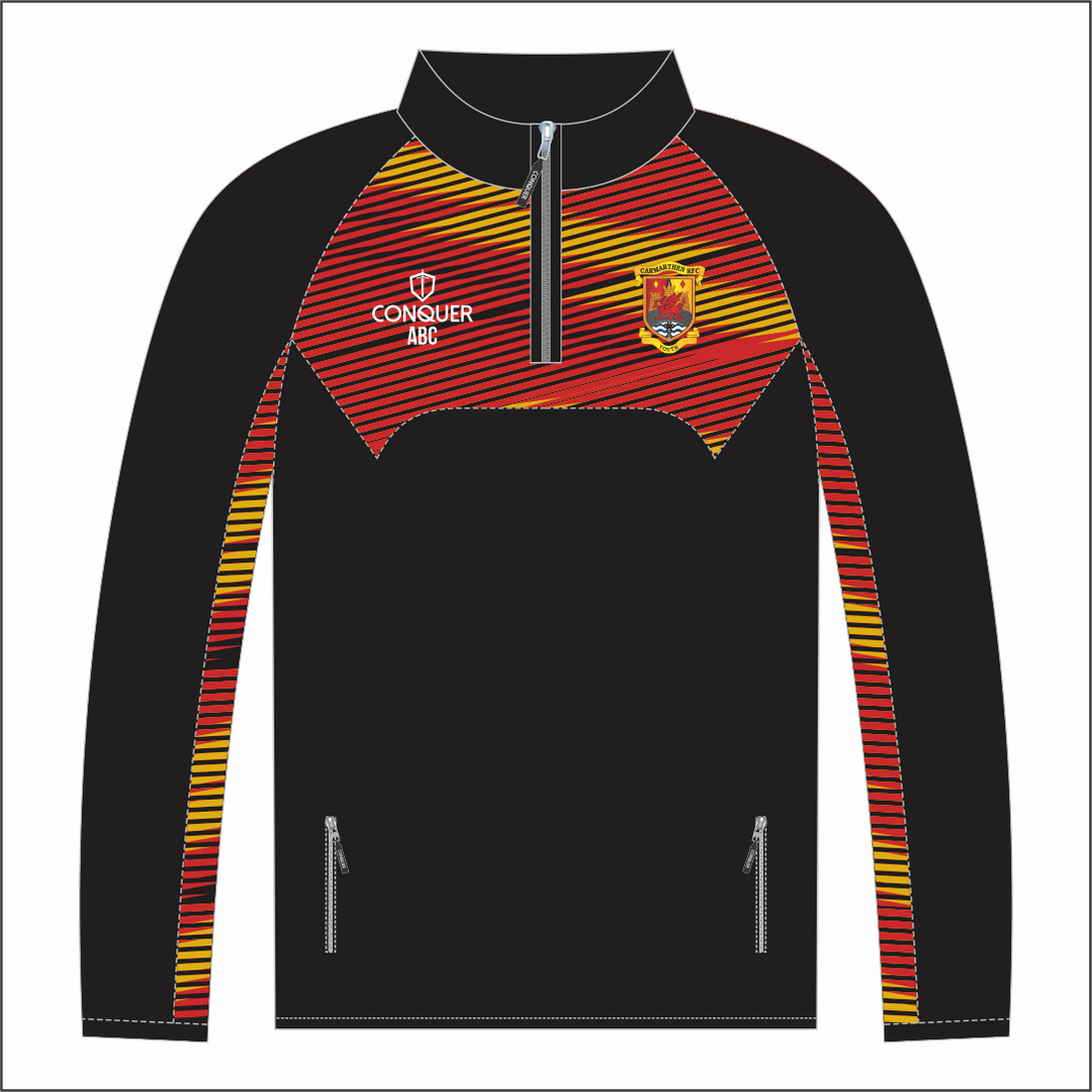 Carmarthen Quins RFC 26/27 1/4 Zip Midlayer KIDS