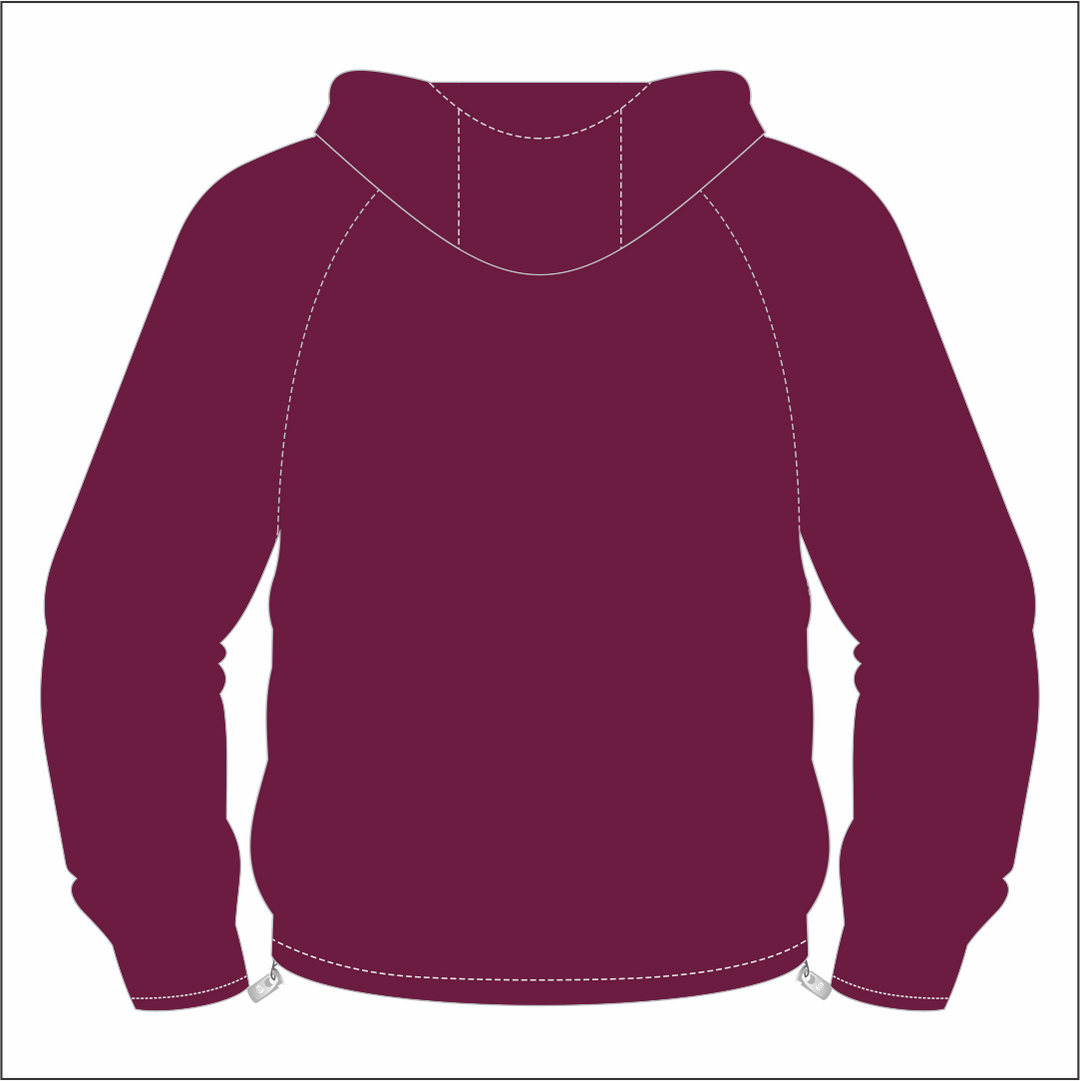 Pontardawe OLD BOYS 1/4 Zip Hooded Windbreaker