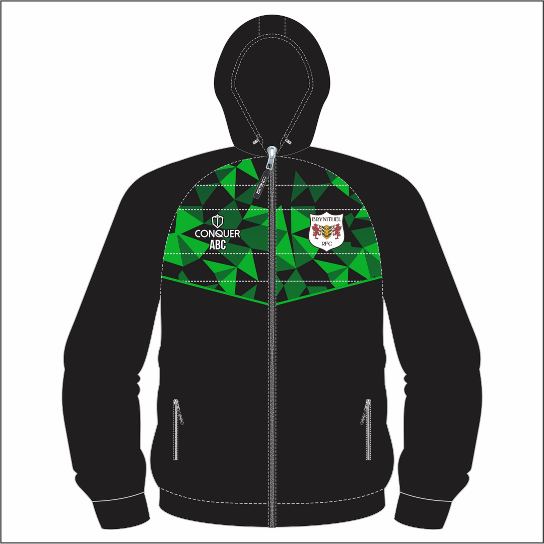 Brynithel RFC Full Zip Hybrid Hoodie
