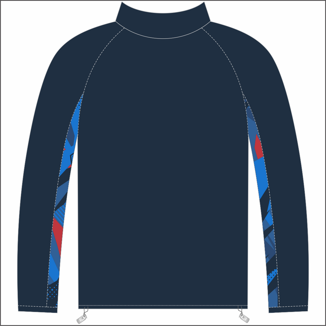 Esselle Rugby 7s MENS Team 1/4 Zip Midlayer KIDS