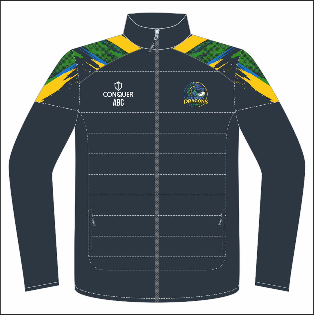 Pembs Dragons Full Zip Hybrid Track Jacket KIDS
