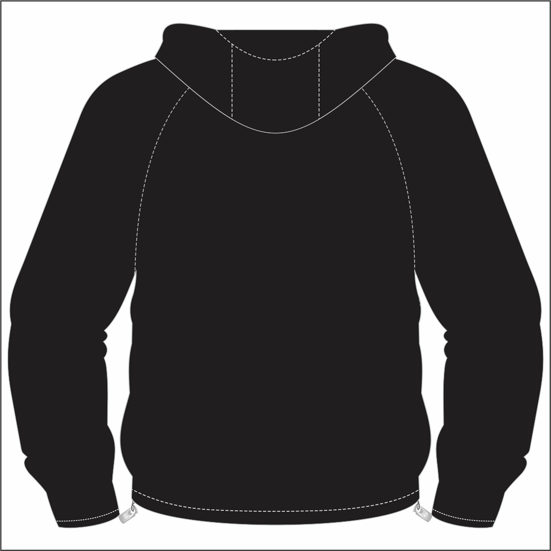 Rhymney Valley School  1/4 Zip Hooded Windbreaker Kids