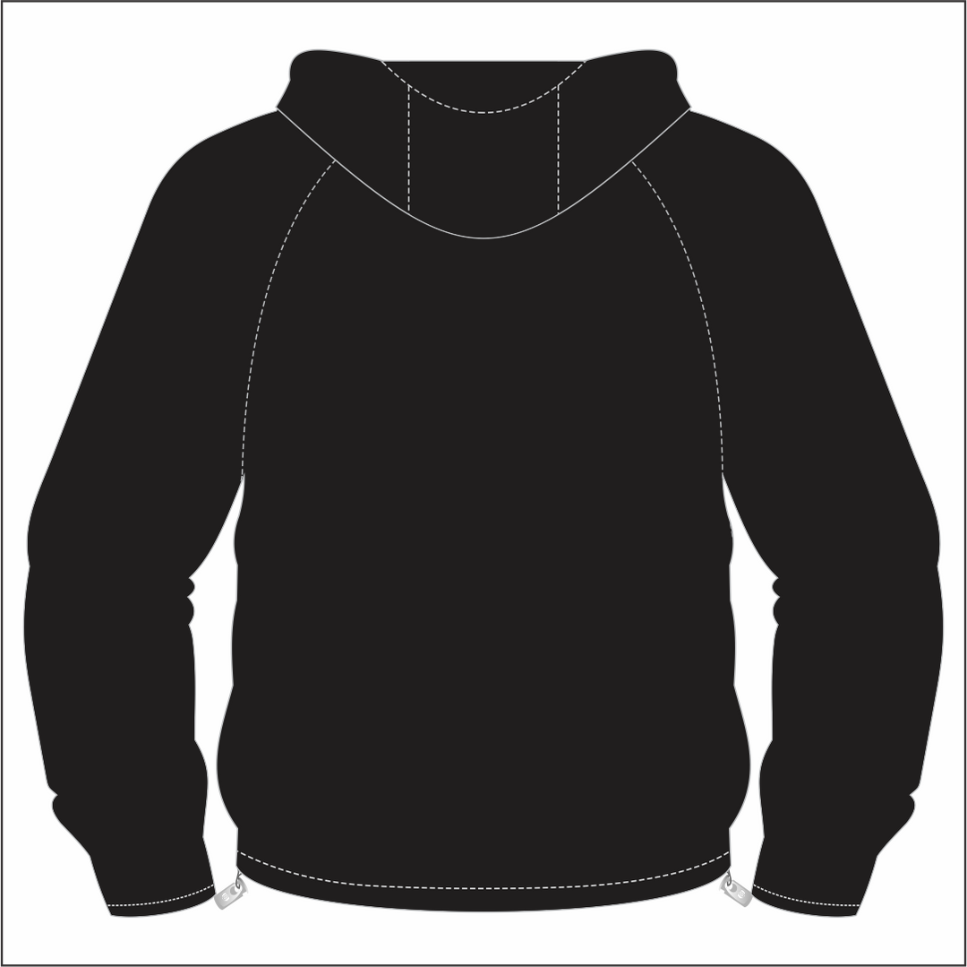 Treforus Netball 1/4 Zip Hooded Windbreaker