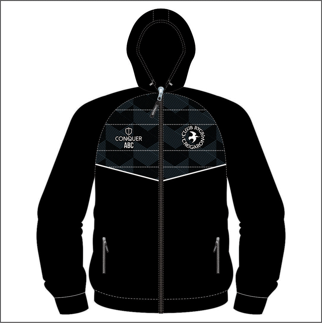 Tregaron RFC Full Zip Hybrid Hoodie KIDS