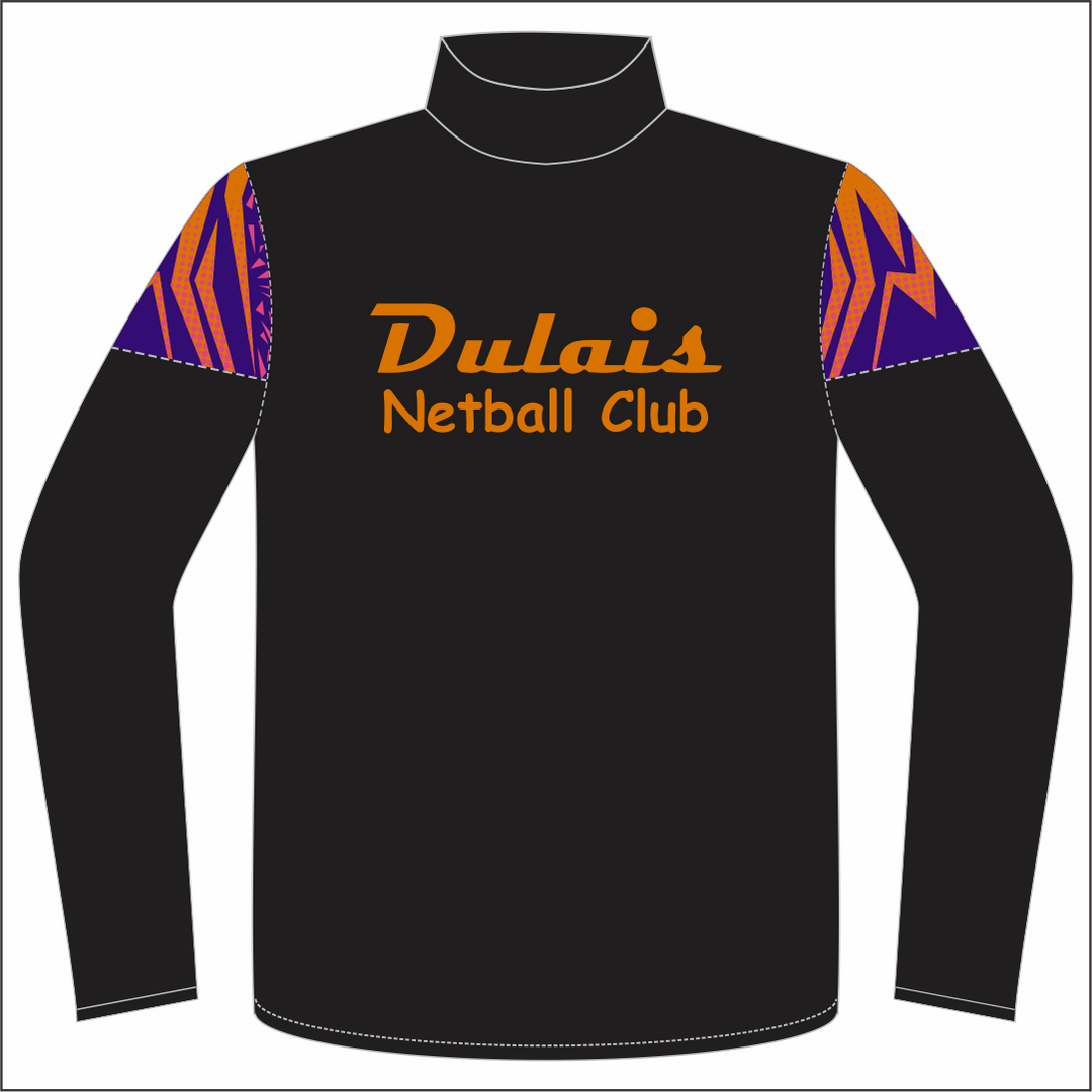 Dulais Netball Full Zip Hybrid Track Jacket