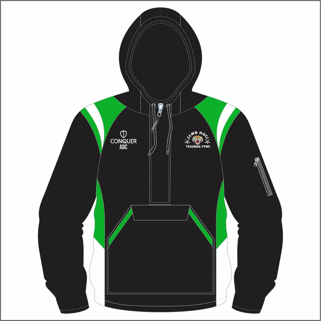 Teigrod Tywi 1/4 Zip Hooded Windbreaker Kids