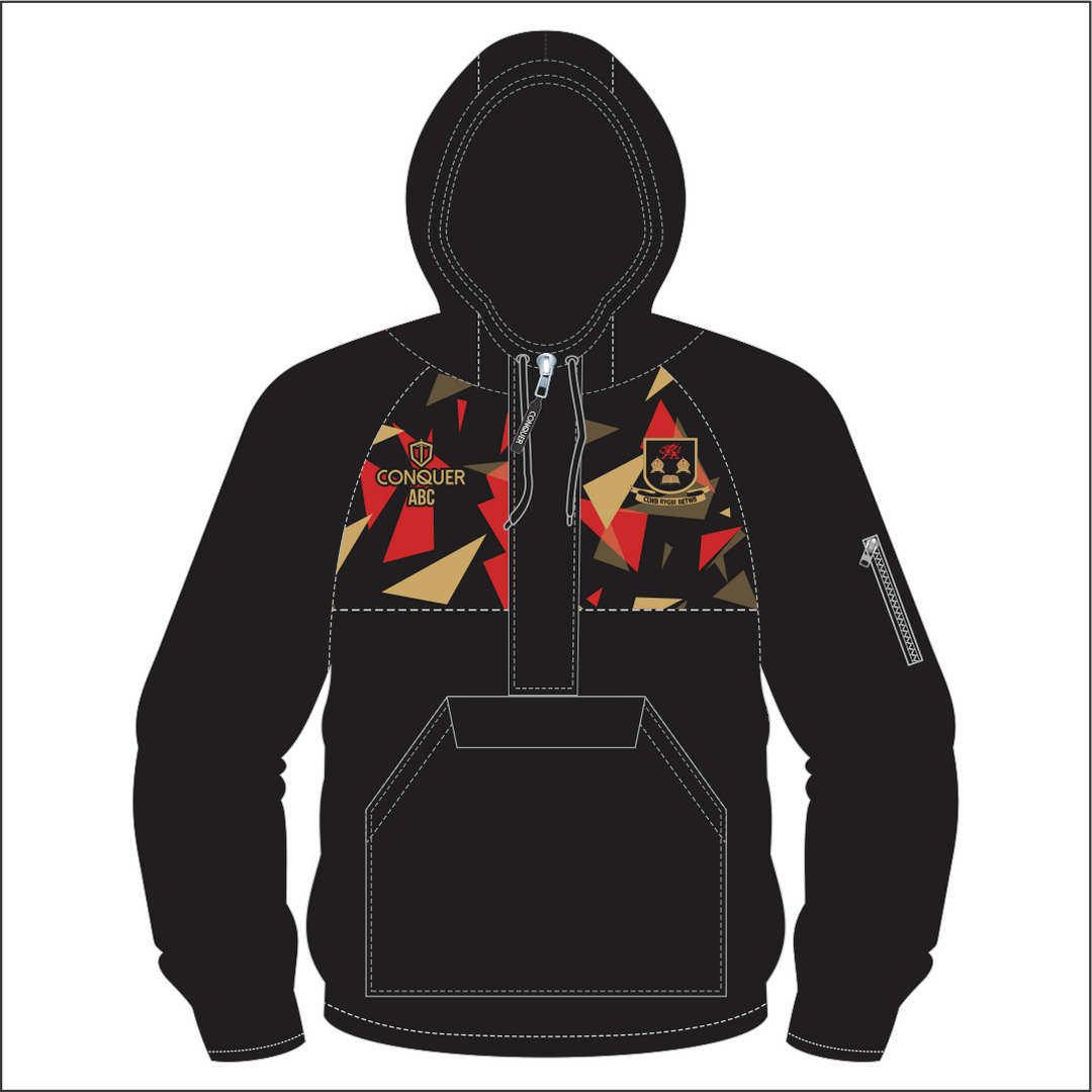 Betws RFC 1/4 Zip Hooded Windbreaker Kids