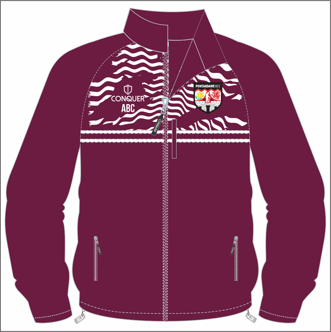 Pontardawe OLD BOYS Full Zip Rain Jacket