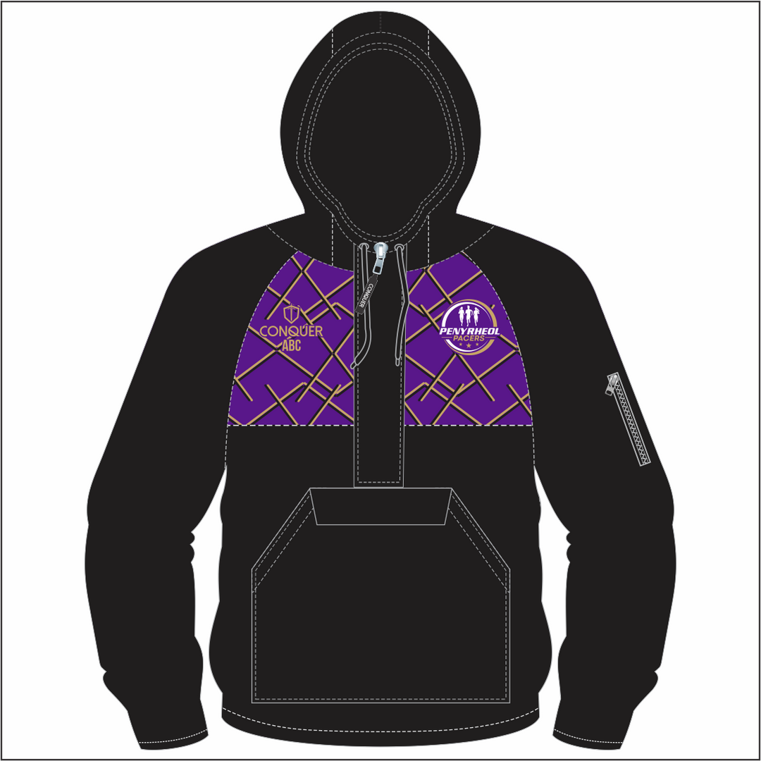 Penyrheol Pacers 1/4 Zip Hooded Windbreaker