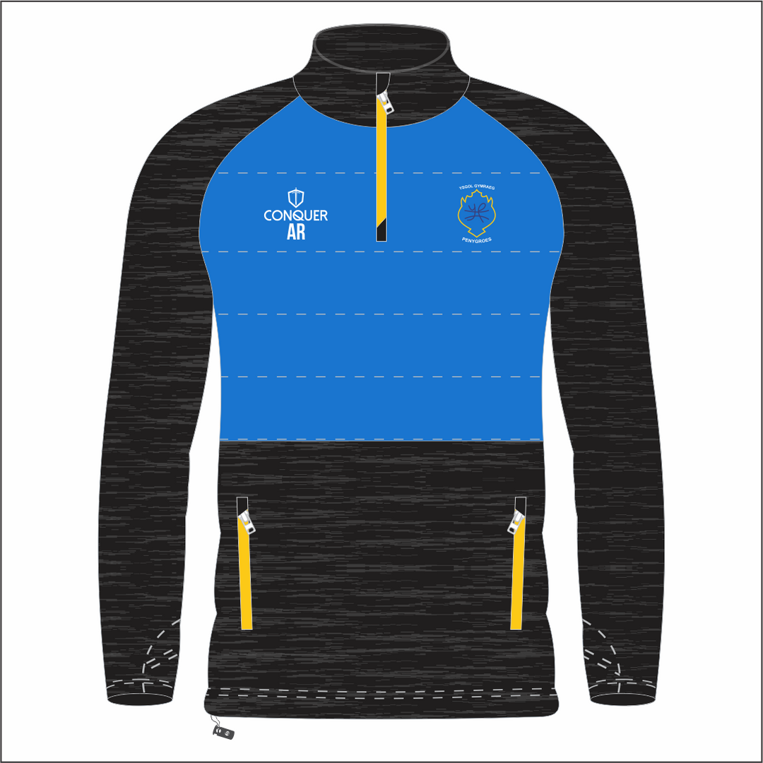 Ysgol Penygroes 1/4 Zip Hybrid Midlayer