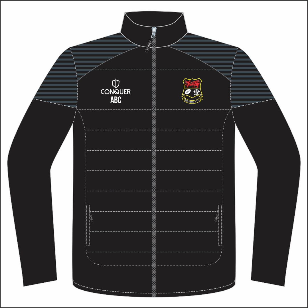 Rhymney RFC Full Zip Hybrid Track Jacket KIDS - 26/27