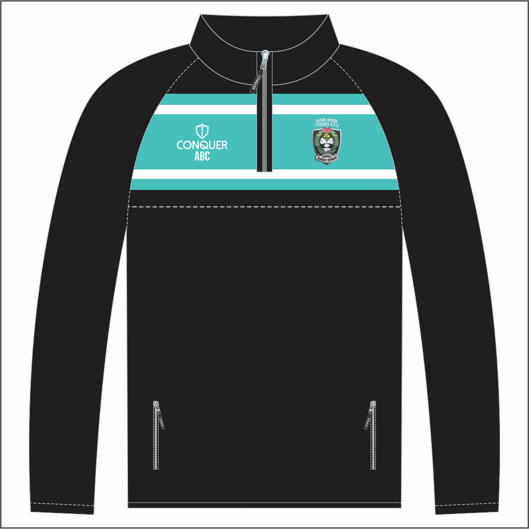Tycroes Ladies RFC 1/4 Zip Midlayer KIDS