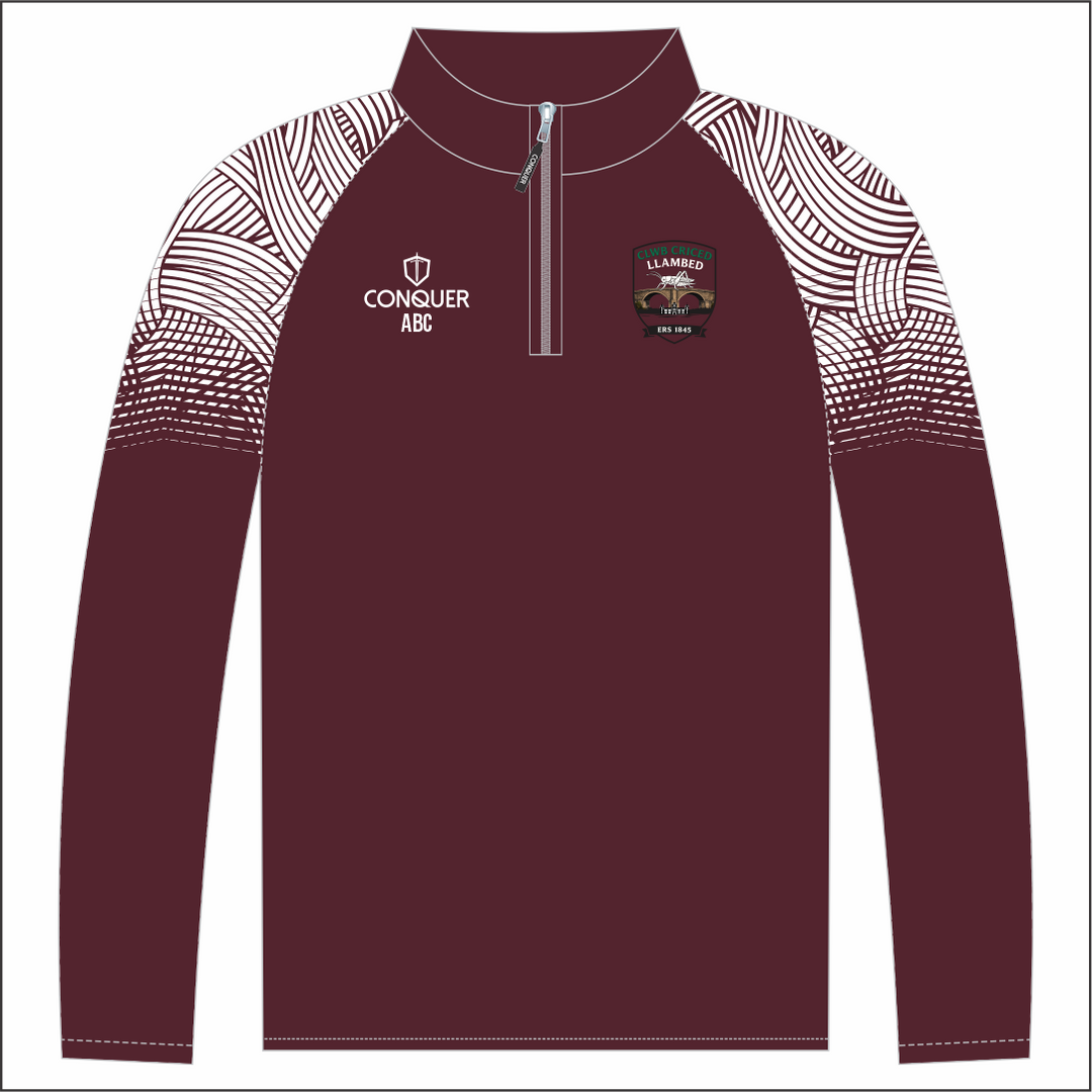 Clwb Criced Llambed PRO 1/4 Zip Midlayer