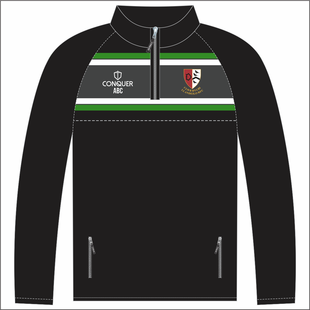 Llandeilo RFC 1/4 Zip Midlayer