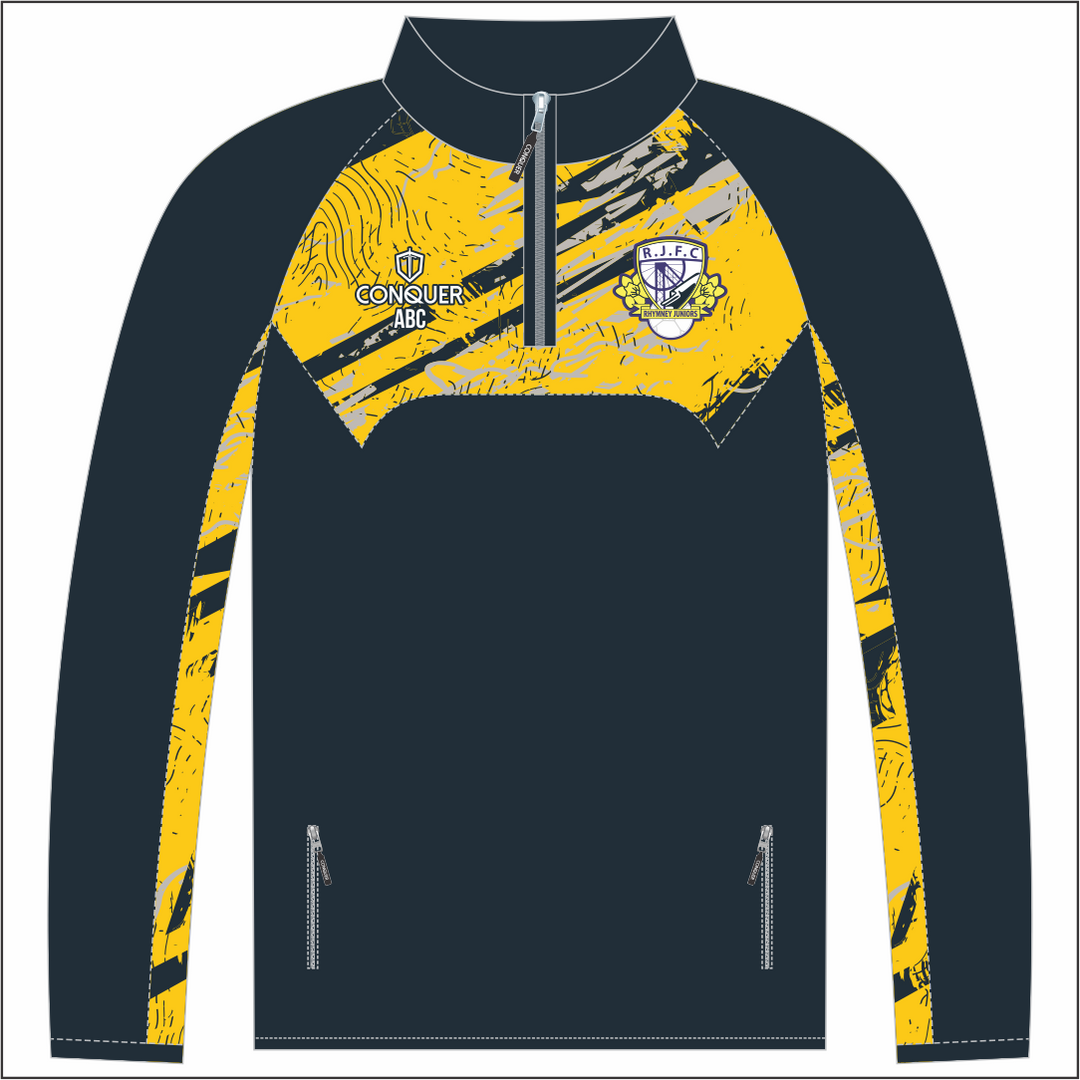 Rhymney JFC 26/27 1/4 Zip Midlayer KIDS