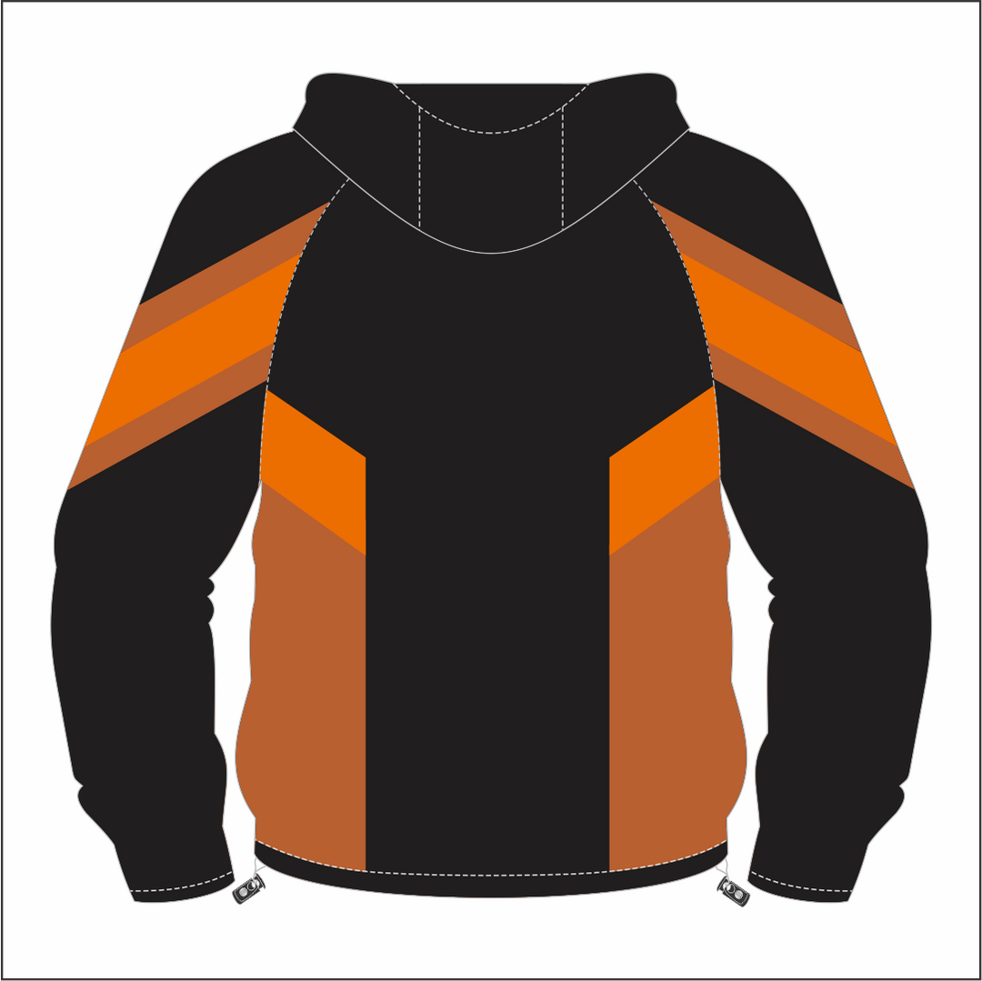 Llandeilo AFC Sublimated 1/4 Zip Hooded Windbreaker
