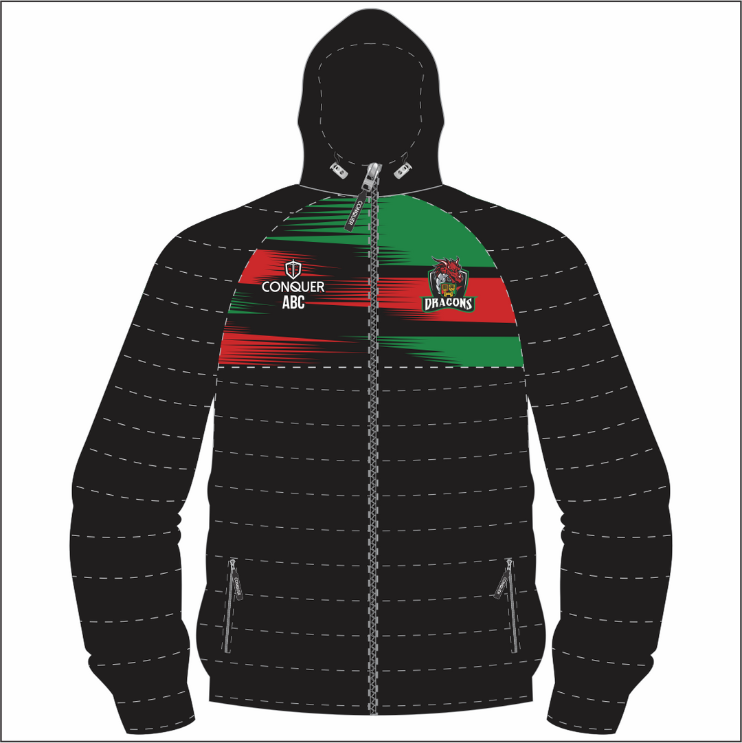 Dunvant Dragons Puffy Jacket Kids