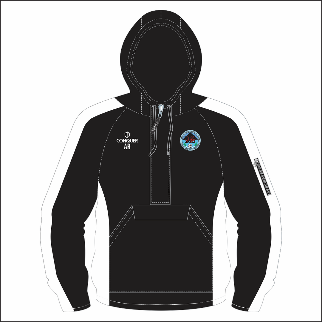 Tumble Colts FC 1/4 Zip Hooded Windbreaker Kids