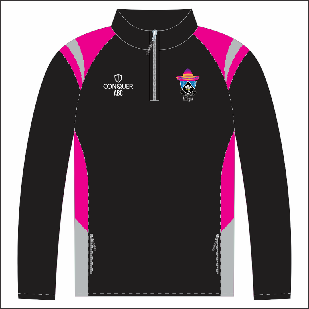 Alltwen Amigos RFC Ladies 1/4 Zip Midlayer