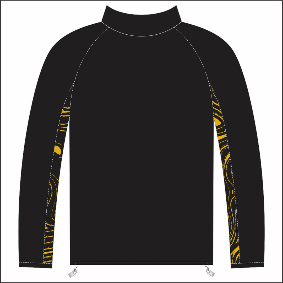 Builth Wells RFC 1/4 Zip Midlayer KIDS - 26/27