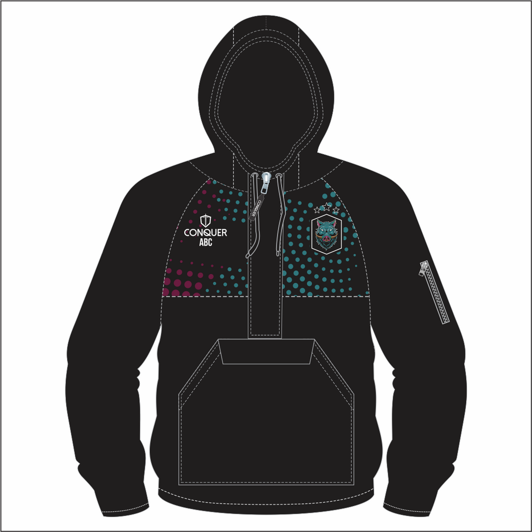 Wildboars RFC 1/4 Zip Hooded Windbreaker